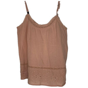 ABERCROMBIE & Fitch Tank Top Spaghetti Strap 90s Peasant Shirt size s Small